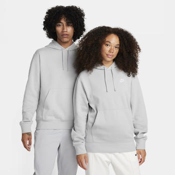 Nike Sportswear Club Fleece Hoodie (BV2654) light smoke grey/light smoke grey/weiß