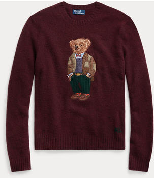 Polo Ralph Lauren Woll-Kaschmir-Pullover mit Polo Bear red (650135)