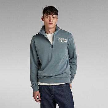 G-Star Painted Garment Dyed Half Zip Sweatshirt (D24666-D249) axis gd