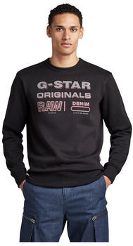 G-Star Originals Stamp Sweatshirt (D22319-A971) dark black