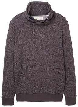 Tom Tailor Sweatshirt in melange Optik Tarmac grey melange (1039574)