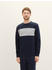 Tom Tailor Sweatshirt mit Logo Print sky captain blue (1040833)