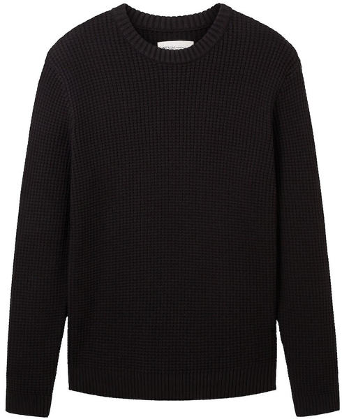 Tom Tailor Denim Sweatshirt mit Struktur black (1038268)