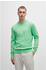 Hugo Boss Pullover aus Baumwolle und Kaschmir mit Rundhalsausschnitt und Logo (50471343) grün