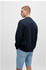 Hugo Boss Relaxed-Fit Sweatshirt aus Baumwoll-Terry mit Kontrast-Logo (50514541) blau
