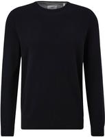s.Oliver RED LABEL Strickpullover mit Logo-Stickerei Schwarz M male