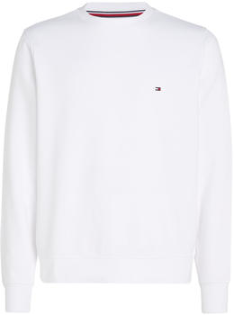 Tommy Hilfiger Flag Embroidery Crew Neck Sweatshirt (MW0MW32735) white