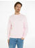 Tommy Hilfiger Flag Embroidery Crew Neck Sweatshirt (MW0MW32735) light pink