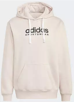 Adidas Man All SZN Fleece Graphic Hoodie wonder quartz