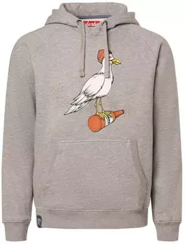 Derbe Sturmmöwe Herren Hoodie grau
