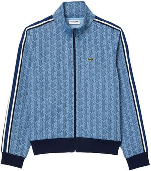 Lacoste Sweatshirt mit Paris-Jacquard-Monogramm (SH1368) bleu Lacoste Sweatshirt mit Paris-Jacquard-Monogramm (SH1368) bleu