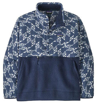 Patagonia Men's Retro Pile Half-Snap Fleece Pullover new navy