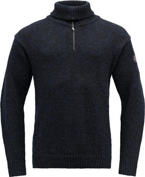 Devold Nansen Sweater Zip-Neck (TC386410A) dark blue melange