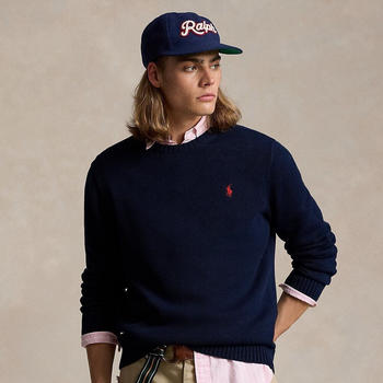 Polo Ralph Lauren Rundhalspullover aus Baumwolle (625541) blau