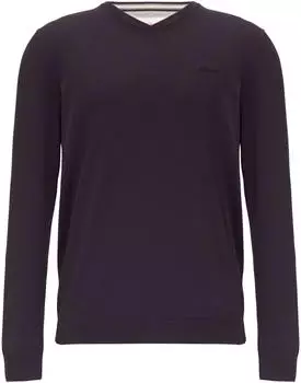 S.Oliver Strickpullover mit Logo-Stickerei (2143174.4868) lila