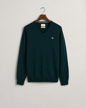 GANT Superfine Lambswool V-Neck Sweater (87212-374)