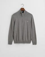 Gant Troyer "CLASSIC COTTON HALF ZIP" mit gerippten Details