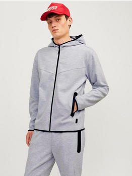 Jack & Jones Fusion Zip Pullover (12260150) LightGreyMelange/NewLgm Jack & Jones Fusion Zip Pullover (12260150) LightGreyMelange/NewLgm