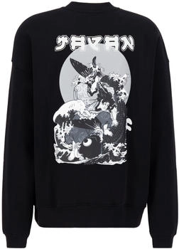 Alpha Industries Japan Wave Warrior Sweatshirt (146309) black/white