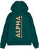 Alpha Industries Back Print Hoodie grün