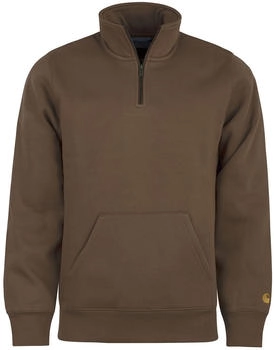 Carhartt chase neck half-zip sweatshirt tamarind