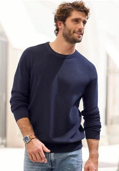 John Devin Strickpullover modischen Farben blau navy