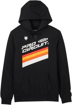 Fox Pro Circuit 2023 Hoodie schwarz weiss rot