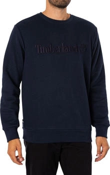 Timberland Sweatshirt aufgesticktem Logo blau schwarz