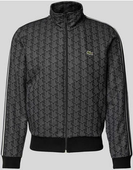 Lacoste Sweatjacke Stehkragen schwarz Lacoste Sweatjacke Stehkragen schwarz