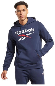 Reebok Identity Fleece Stacked Logo Pullover Sweatshirt