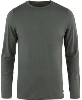 Fjällräven Abisko Wool LS M Sweatshirt schwarz Fjällräven Abisko Wool LS M Sweatshirt schwarz