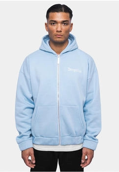 Dropsize Sweatjacke hellblau weiß