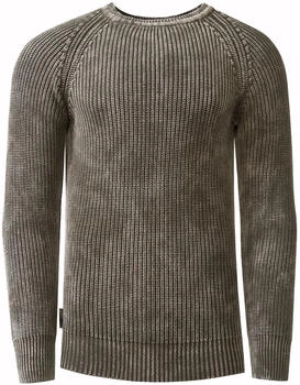 Rusty Neal Pullover graumeliert schwarzmeliert