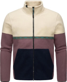 Ragwear Fleecejacke 'Lonndy' beige mauve schwarz