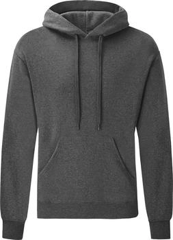 Fruit of the Loom Classic Hooded Sweat dunkelgrau meliert
