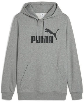 Puma Essentials No Logo French Terry Hoodie grau meliert