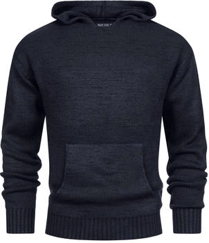 Indicode Pullover 'Ledger' dunkelblau