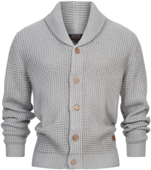 Indicode Stickjacke 'Brandox' grau