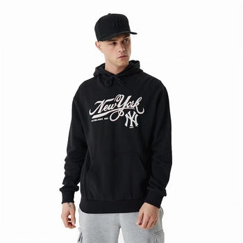 New Era New York Yankees Retro Graphic Kapuzenpullover 60424373-BLKWHI