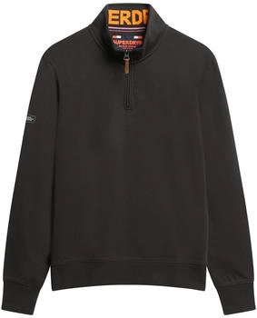 Superdry Core Logo Henley-Sweatshirt schwarz