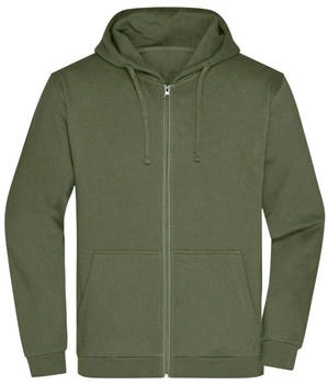 James & Nicholson Sweatjacke Kapuze olive