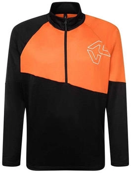 Rock Experience Urus Fleece halbem Reißverschluss caviar persimmon orange REMC02072-C924