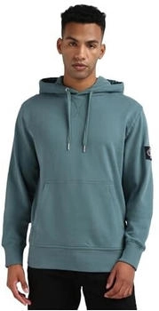 Calvin Klein Hoodie Badge Kapuze north atlantic