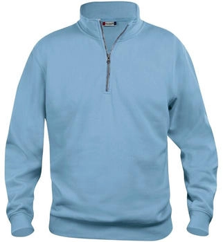 Clique Basic 2-Zip Sweatshirt hellblau