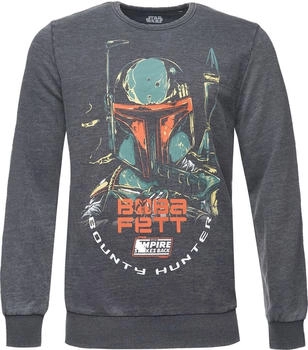 Recovered Sweatshirt 'Star Wars Boba Fett' grau