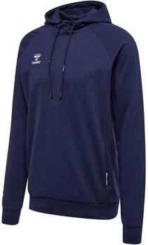 Hummel Move Grid Baumwoll-Hoodie blau