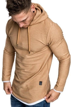 Amaci&Sons Kapuzenpullover PEORIA 2in1 beige