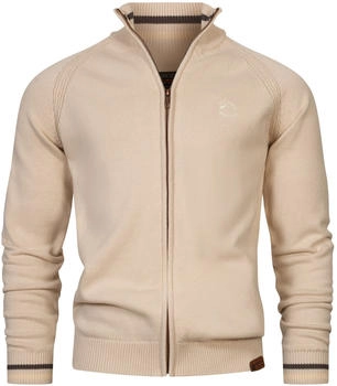 Indicode Strickjacke 'Arutemia' beige weiß