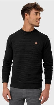 Indicode Dash Pullover Rundhals-Ausschnitt schwarz