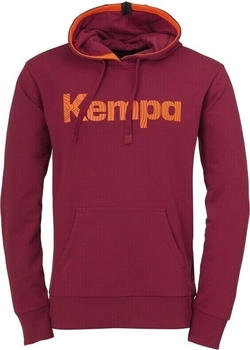 Kempa Graphic Hoodie Sweatshirt deep rot